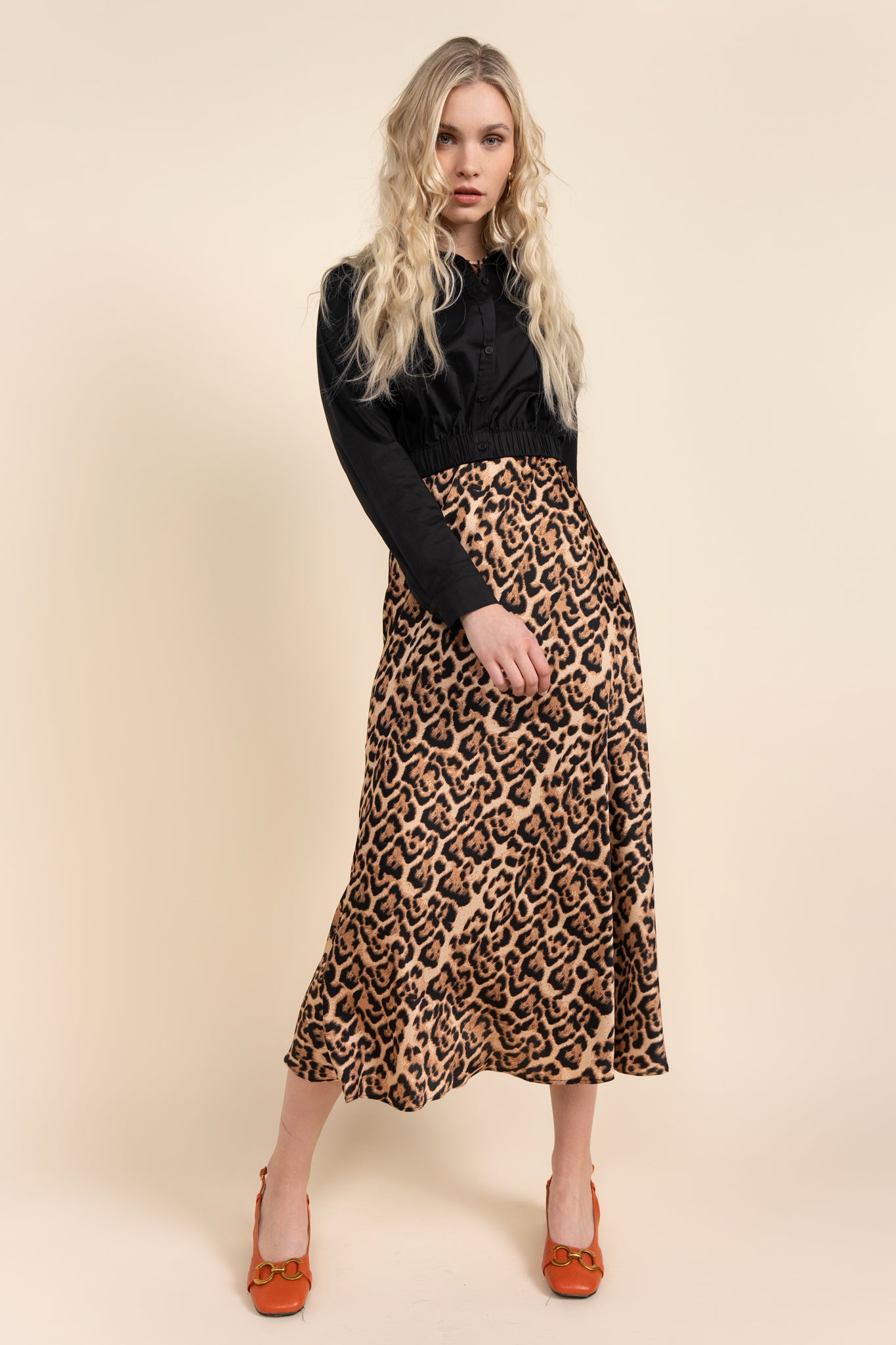 Madison Dress in Leopard