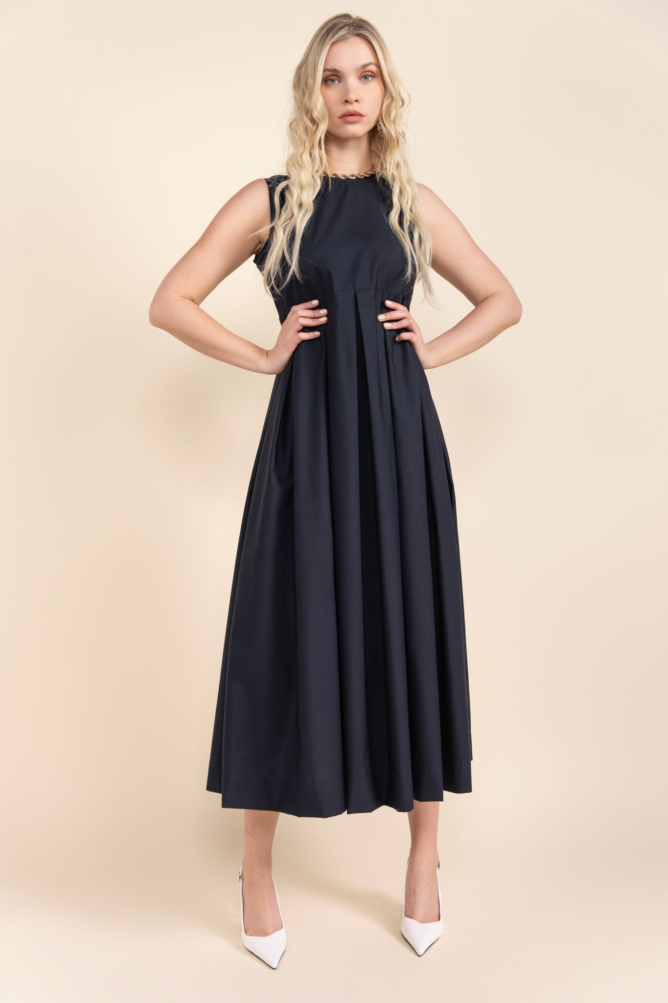 Folie Dress in Deep Sea