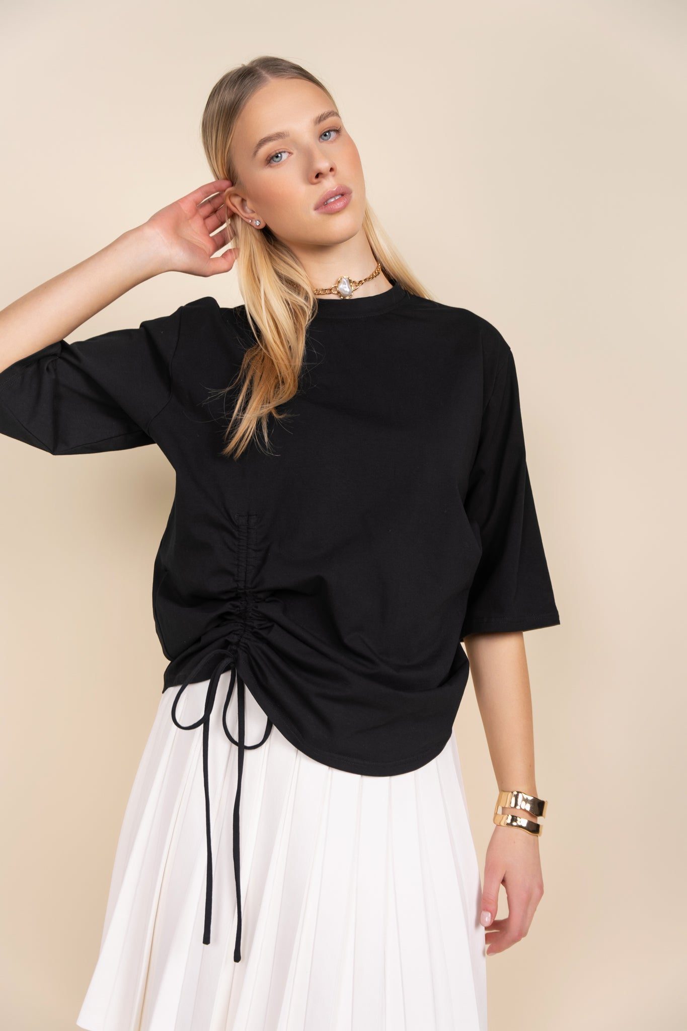 Damen Top in Black