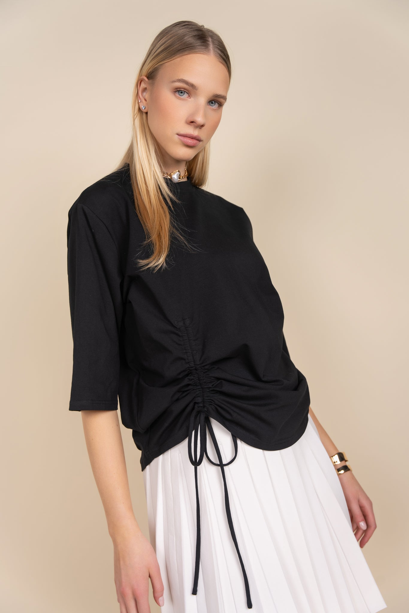 Damen Top in Black