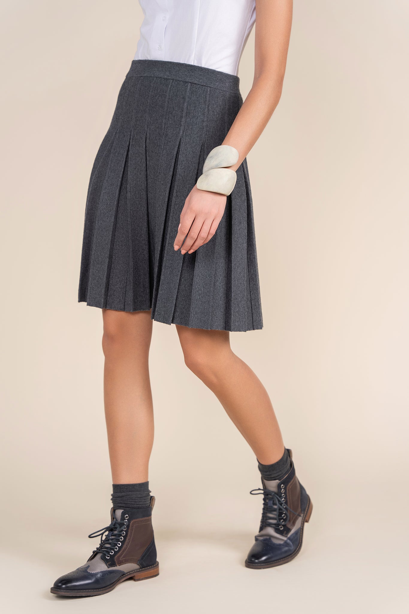 Mode Skirt in Graphite