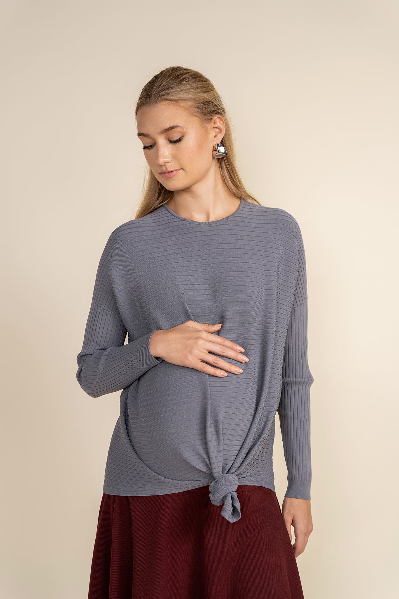 Swai Sweater in Arctic Gray