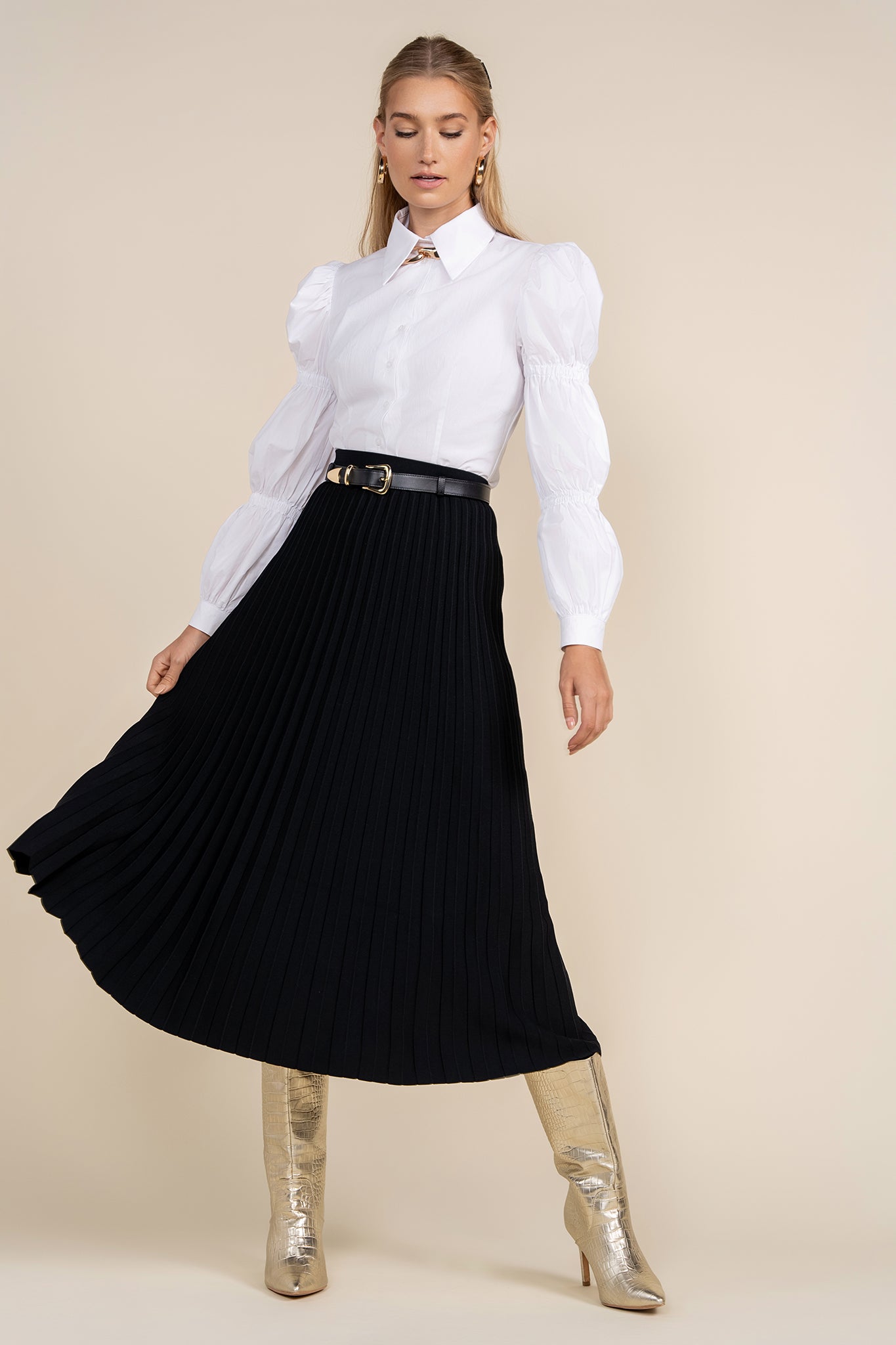 Mia Maxi Skirt in Black