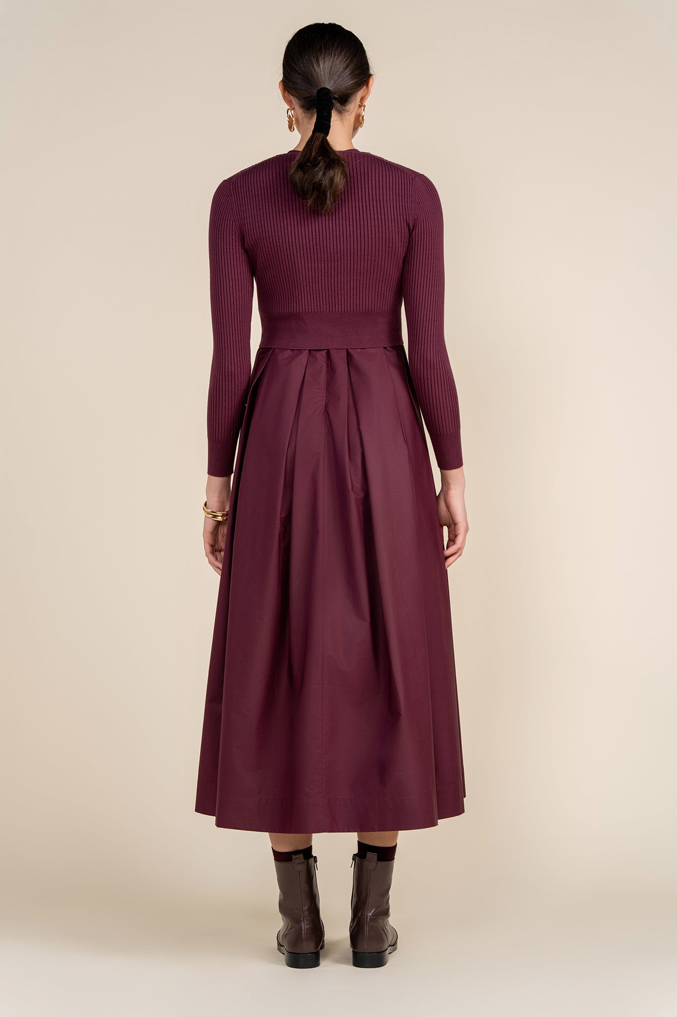 Folie Dress in Plum