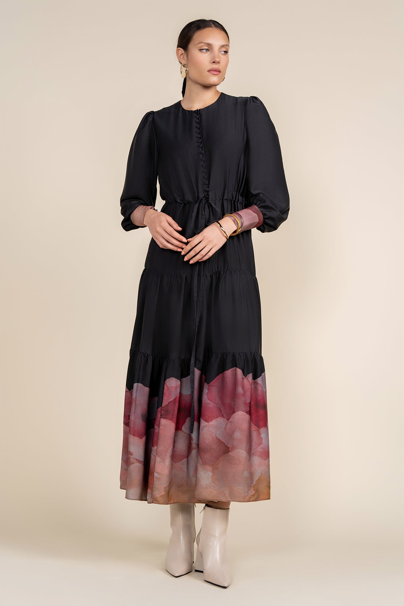 Belle Maxi Dress in Black