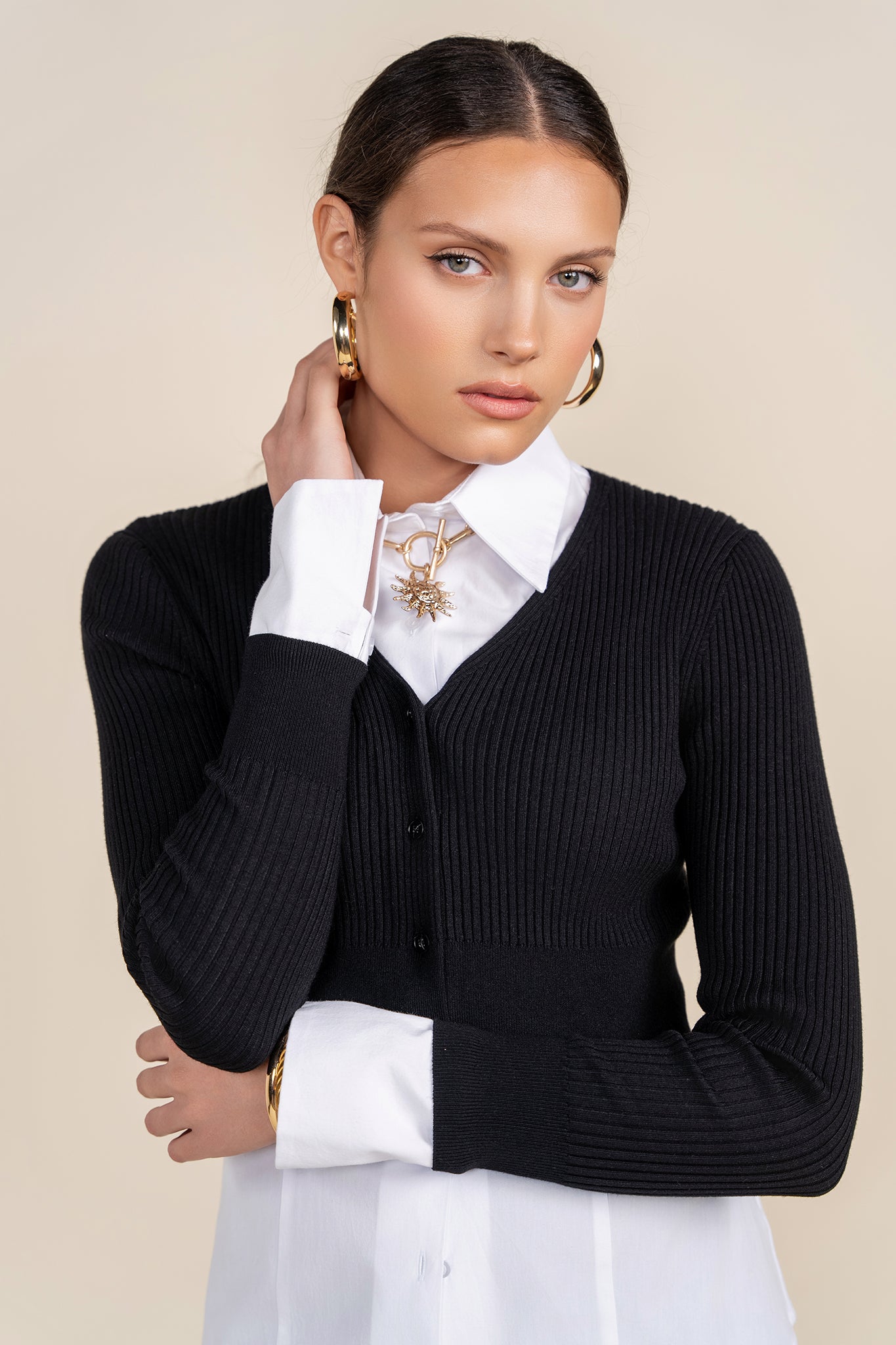 Folie Cardigan in Black