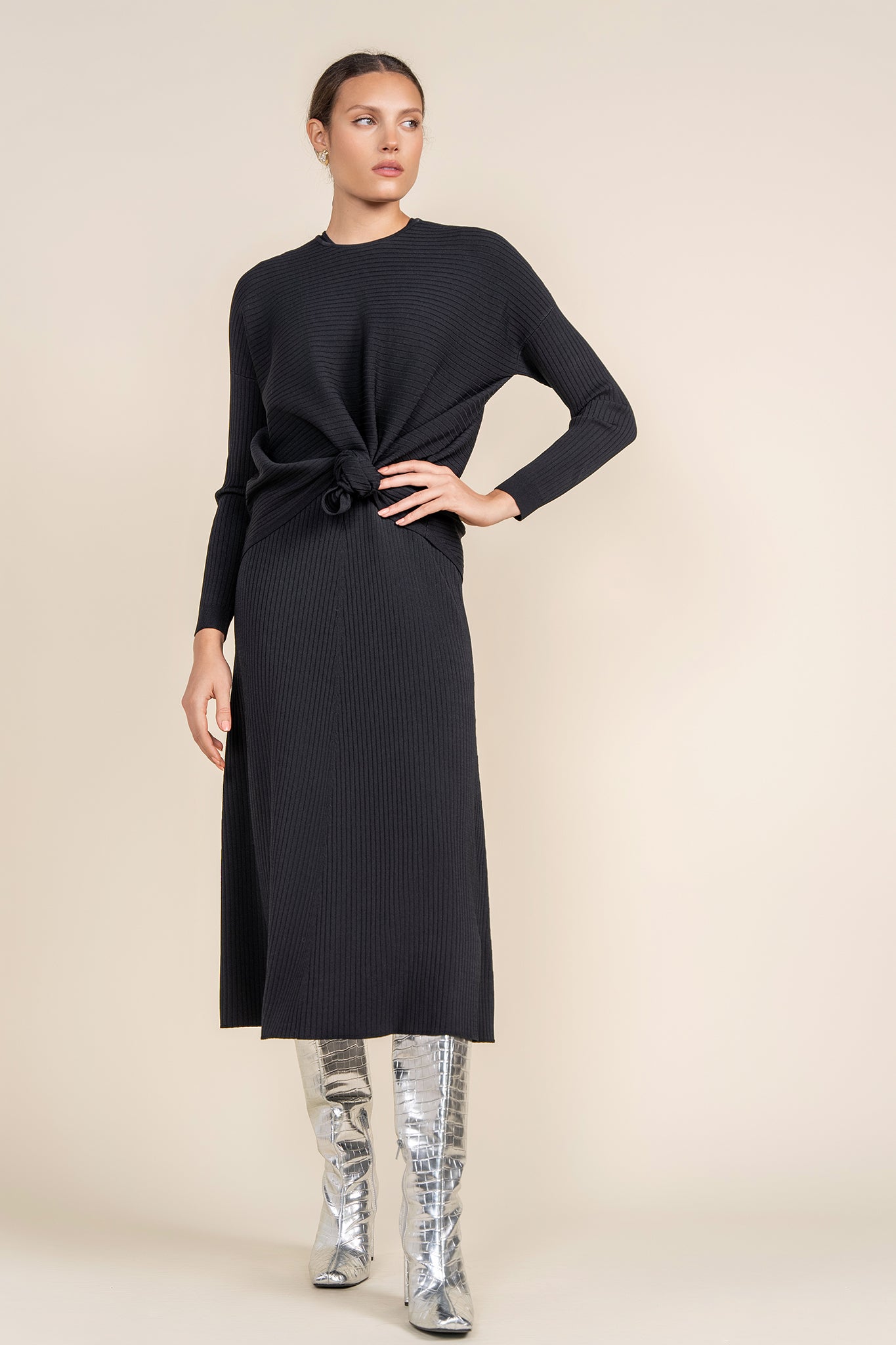 Caché Dress in Black