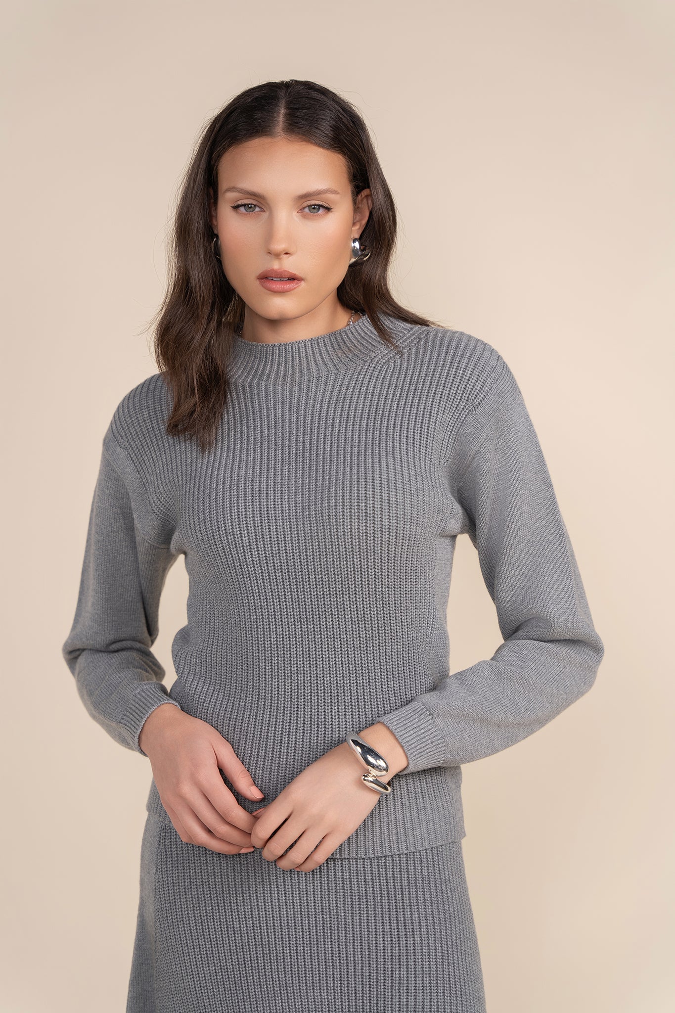 Marinha Sweater in Stone Gray